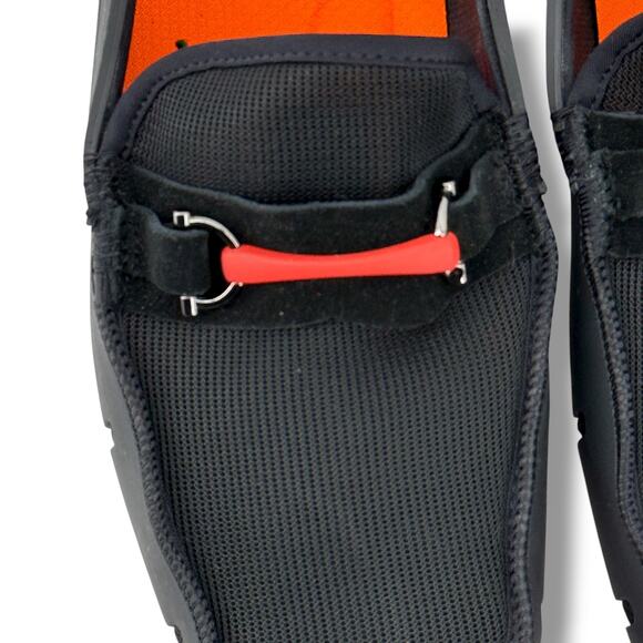 Swims The Sporty Bit Black Loafer Slip On Shoes Men's Size 15 Red - Picture 3 of 6